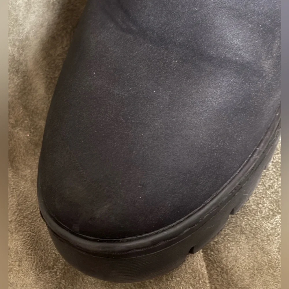 NAUTICA Laurette Size9 Women’s Black Faux Suede Wedge Heel Ankle Boot w/ zipper - Picture 14 of 16